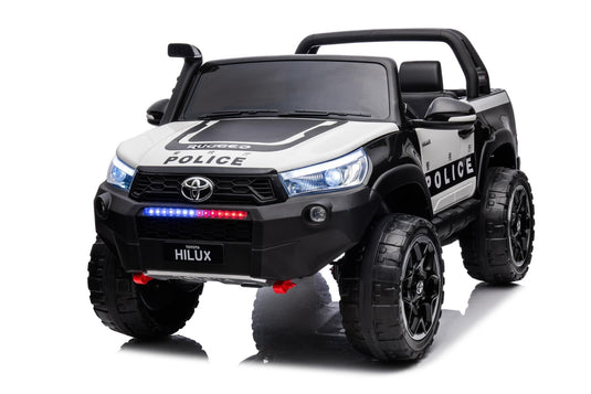 24v x 14 Ah licensed 800 w 4x4 Toyota Hilux Kids Ride on Car Police Version Pre order ETA 28th January 2025