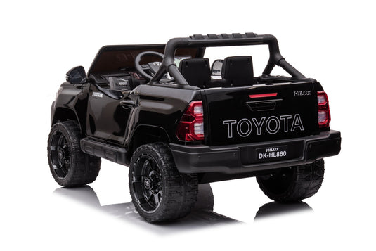 24V Licensed Toyota Hilux SR5 Electric Ride-On Car for Kids - Black