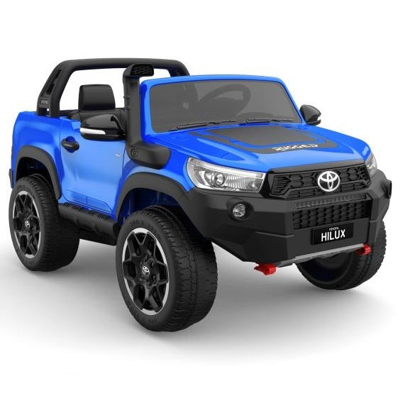 24v x 14 Ah licensed 800 w 4x4 Toyota Hilux Kids Ride on Car Blue