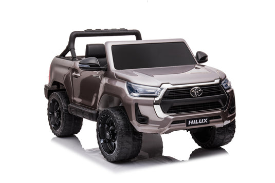 24V Licensed Toyota Hilux SR5 Electric Ride-On Car for Kids - Grey