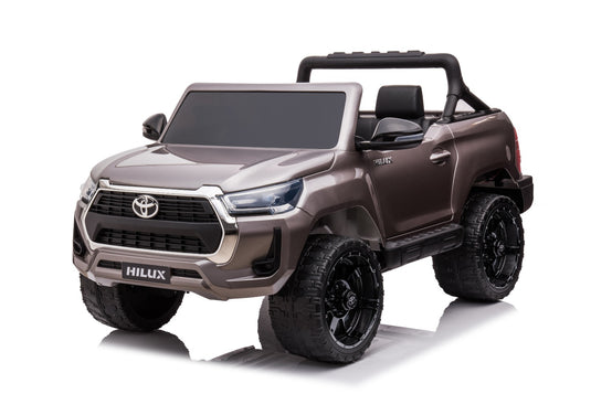 24V Licensed Toyota Hilux SR5 Electric Ride-On Car for Kids - Grey