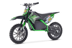 36 v 500 w Dirt Bike Kids Green (HP-110) - Pre order- ETA 18th February 2025