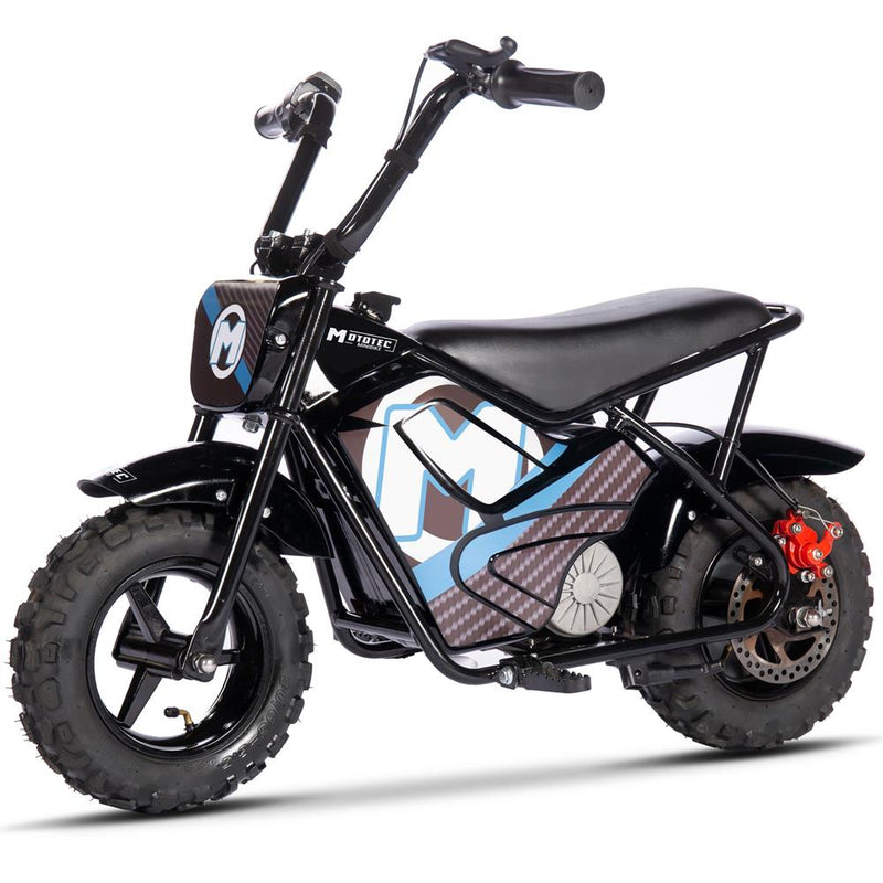 Load image into Gallery viewer, 24v 250w Ebike for kids (HP-118E-B) Moto Tec with Training Wheels
