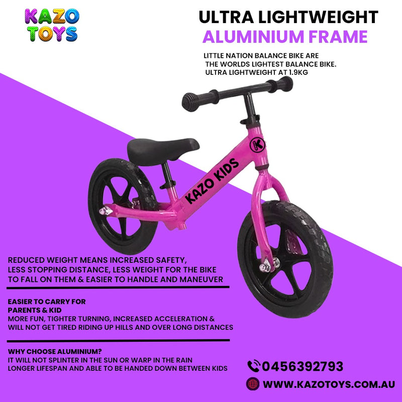 Load image into Gallery viewer, Balance Bike Aluminum – Pink
