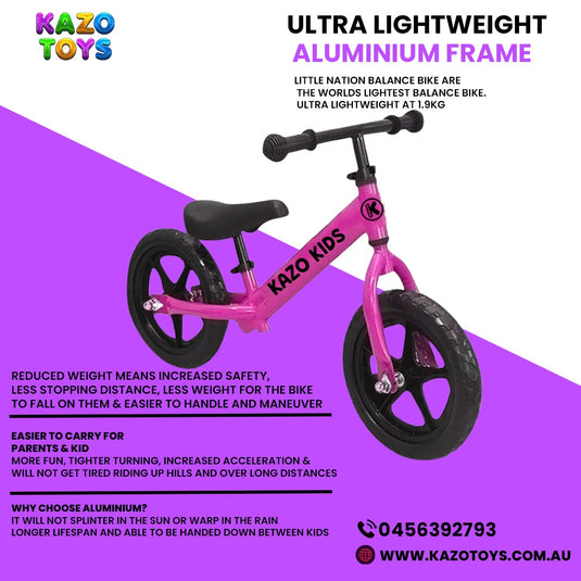 Balance Bike Aluminum – Pink