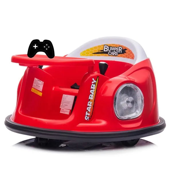 Load image into Gallery viewer, Electric Bumper Car For Kids With Remote – Red
