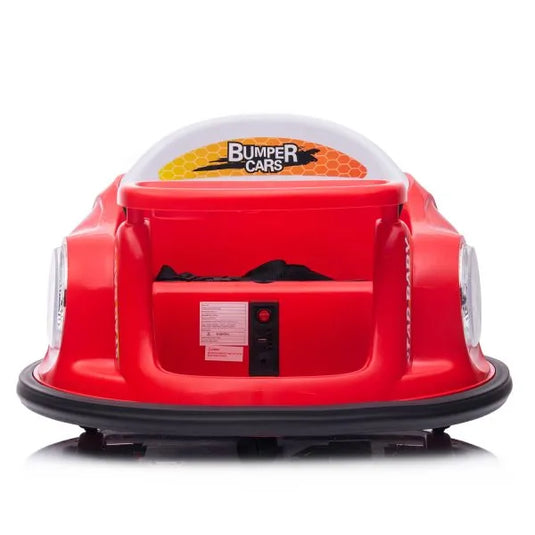 Electric Bumper Car For Kids With Remote – Red