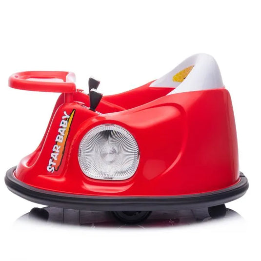 Electric Bumper Car For Kids With Remote – Red