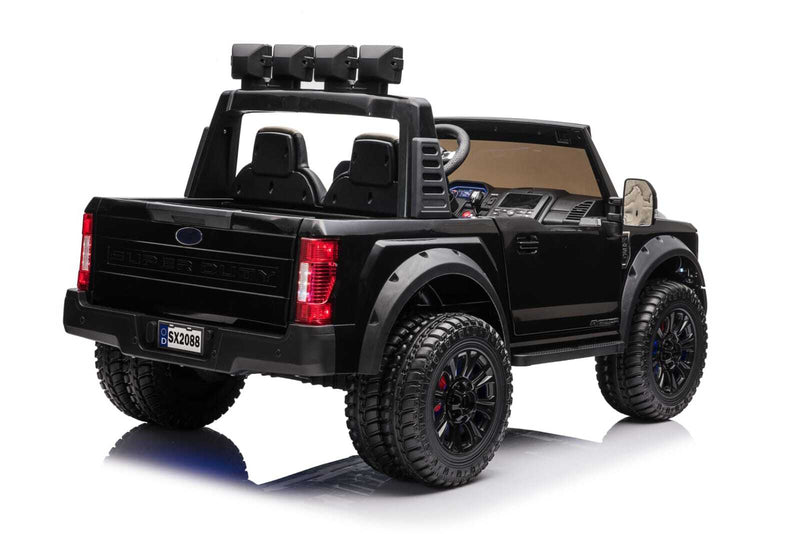 Load image into Gallery viewer, 24v licensed Ford Super Duty 4x4 Ride On Car Black
