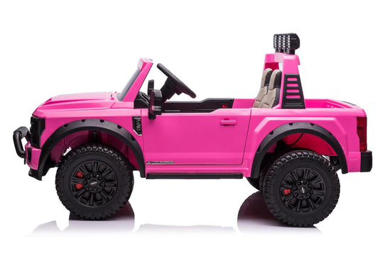 24v licensed Ford Super Duty 4x4 Ride On Car Pink - Pre order- ETA 28th January 2025