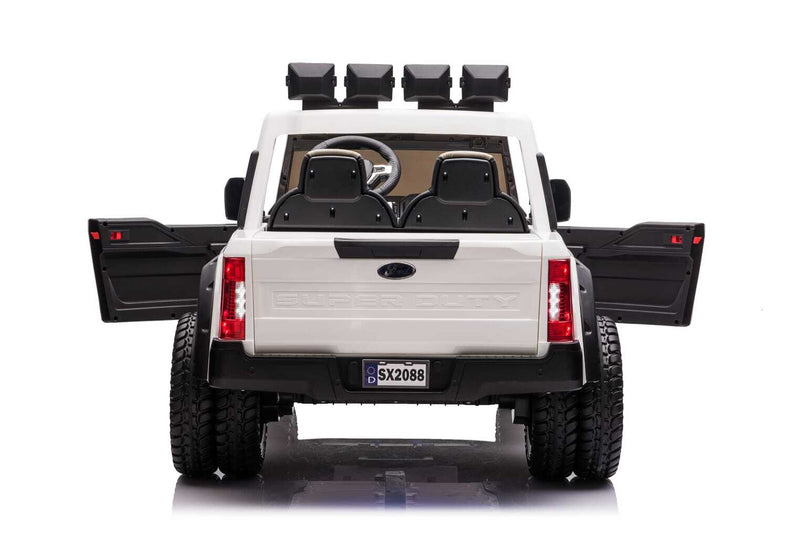 Load image into Gallery viewer, 24v licensed Ford Super Duty 4x4 Ride On Car White
