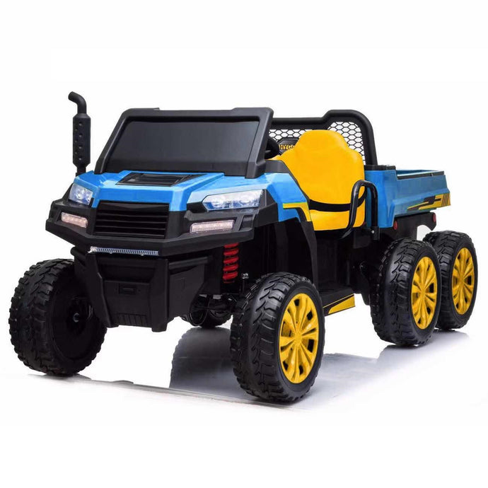 24v x 14ah Farm Truck 4x4 with Tipping Bed - Blue