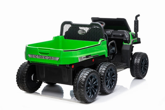 24v x 14ah  Farm Truck 4x4 with Tipping Bed - Green