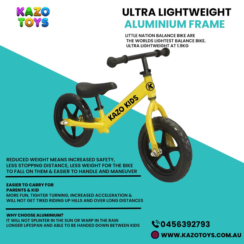 Load image into Gallery viewer, Balance Bike Aluminum –Yellow
