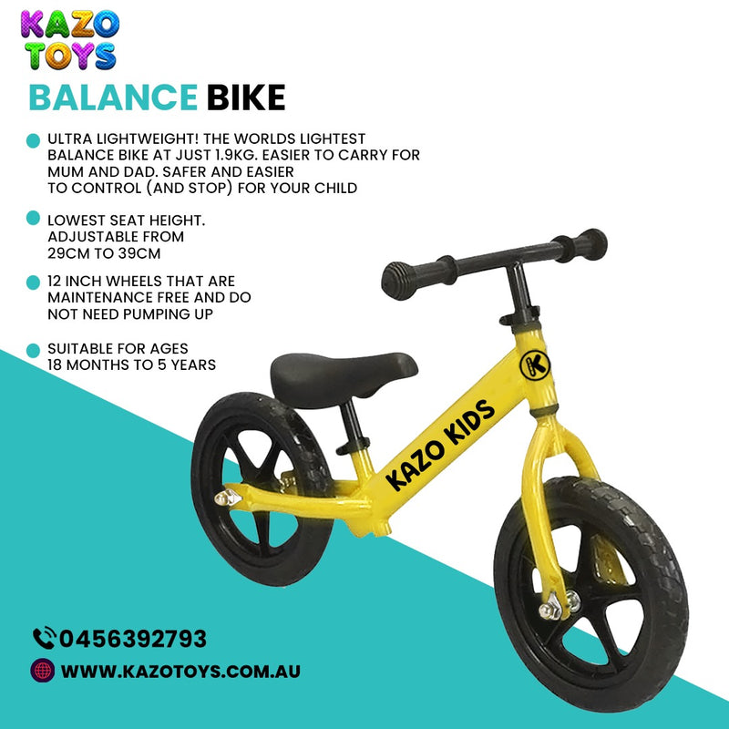 Load image into Gallery viewer, Balance Bike Aluminum –Yellow
