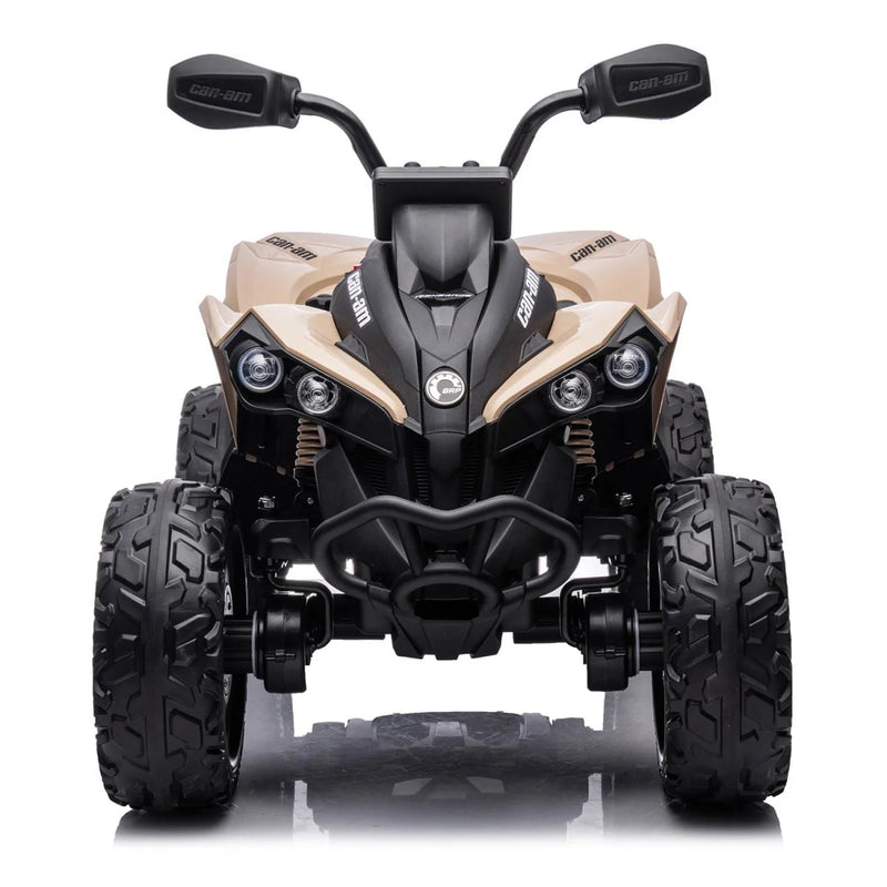 Load image into Gallery viewer, 24V 800W Licensed Can-Am Renegade 4×4 ATV Quad Bike – Khaki
