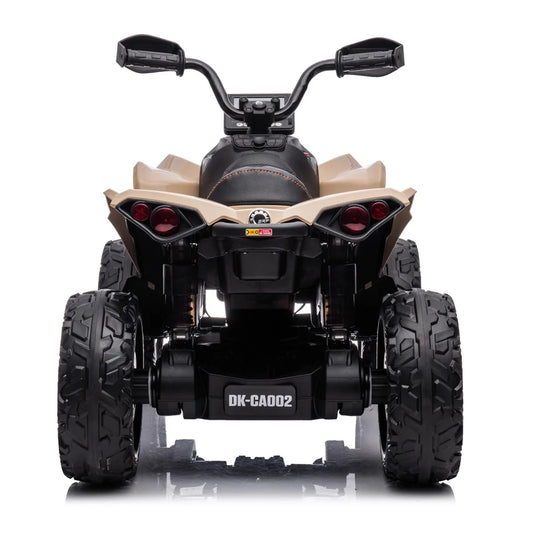 24V 800W Licensed Can-Am Renegade 4×4 ATV Quad Bike – Khaki