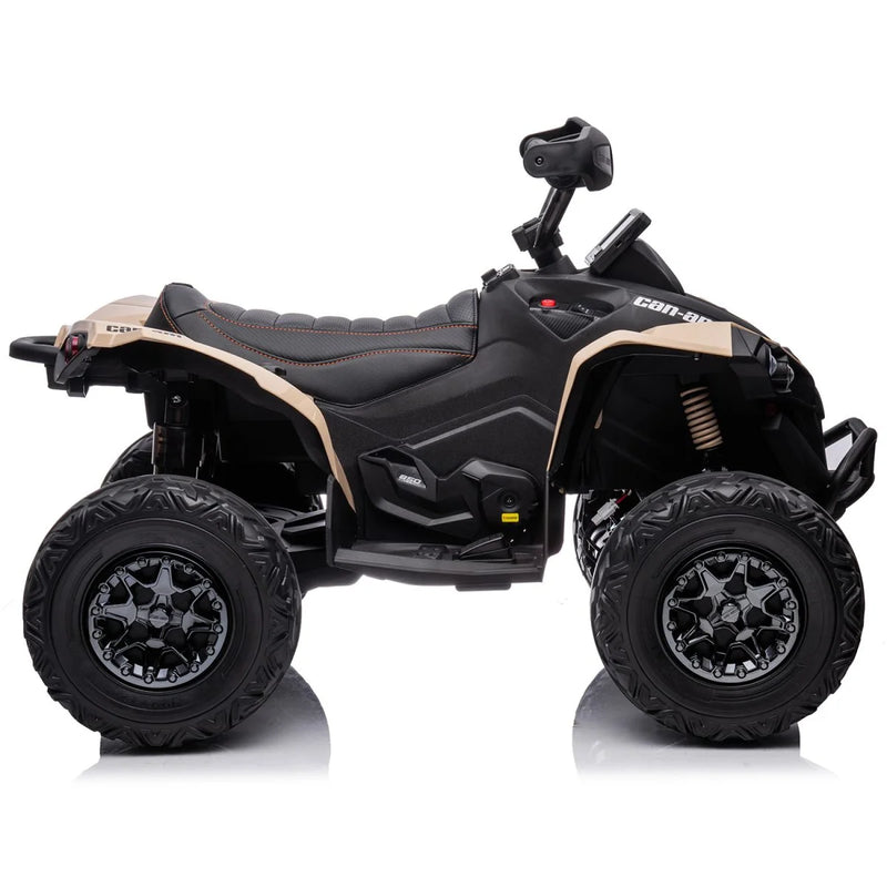 Load image into Gallery viewer, 24V 800W Licensed Can-Am Renegade 4×4 ATV Quad Bike – Khaki
