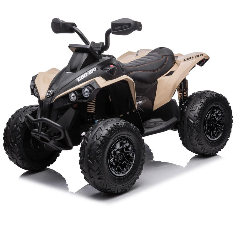 Load image into Gallery viewer, 24V 800W Licensed Can-Am Renegade 4×4 ATV Quad Bike – Khaki
