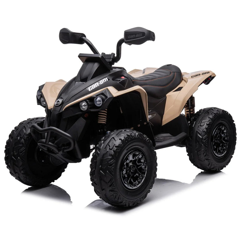 Load image into Gallery viewer, 24V 800W Licensed Can-Am Renegade 4×4 ATV Quad Bike – Khaki
