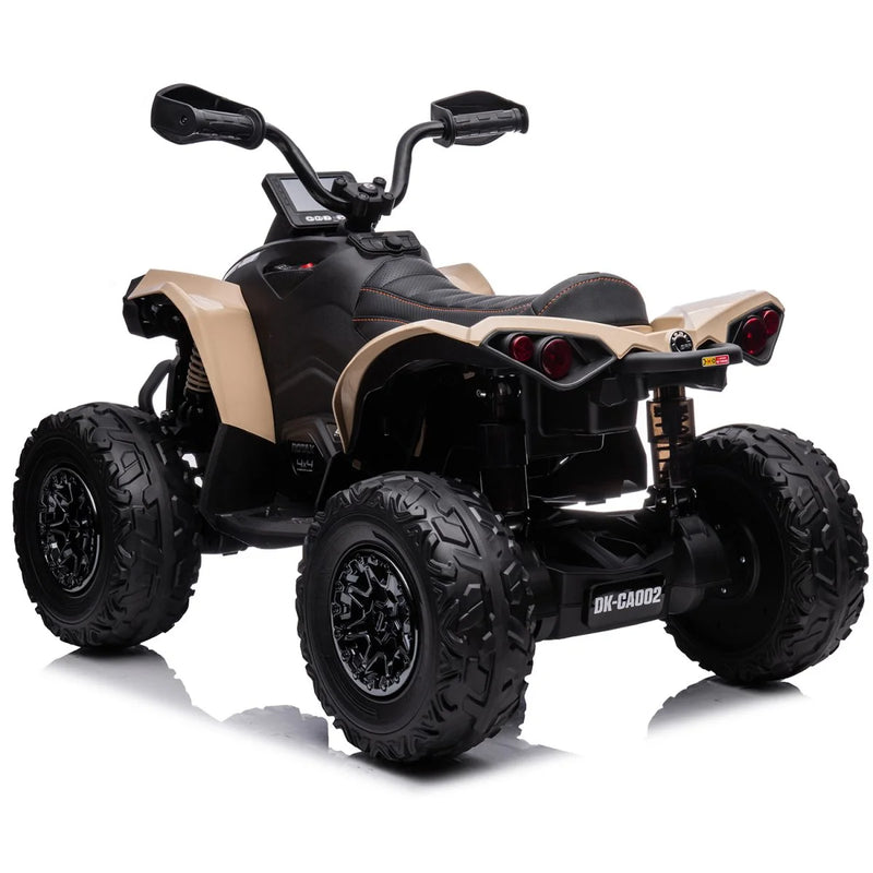 Load image into Gallery viewer, 24V 800W Licensed Can-Am Renegade 4×4 ATV Quad Bike – Khaki
