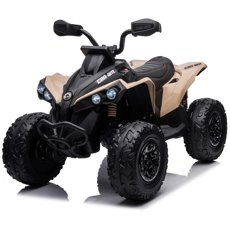 Load image into Gallery viewer, 24V 800W Licensed Can-Am Renegade 4×4 ATV Quad Bike – Khaki
