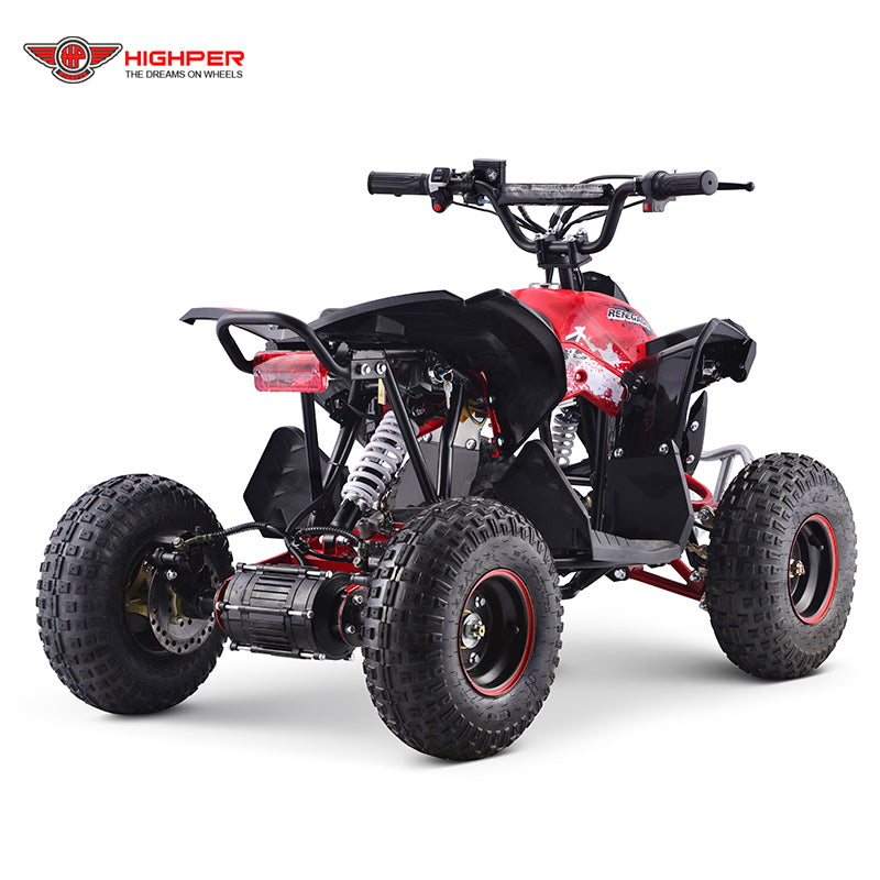 Load image into Gallery viewer, “Renegade” Brushless Shaft Driven 1060W 48V Electric Ride-On ATV -Quad Bike -3EB- Red
