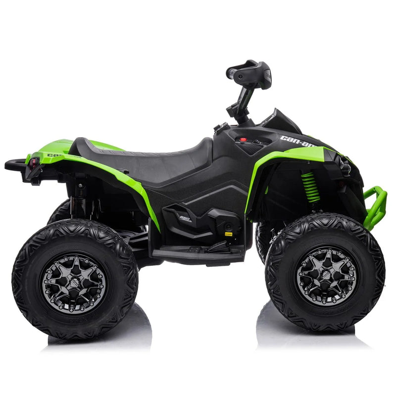 Load image into Gallery viewer, 24V 800W Licensed Can-Am Renegade 4×4 ATV Quad Bike – Green
