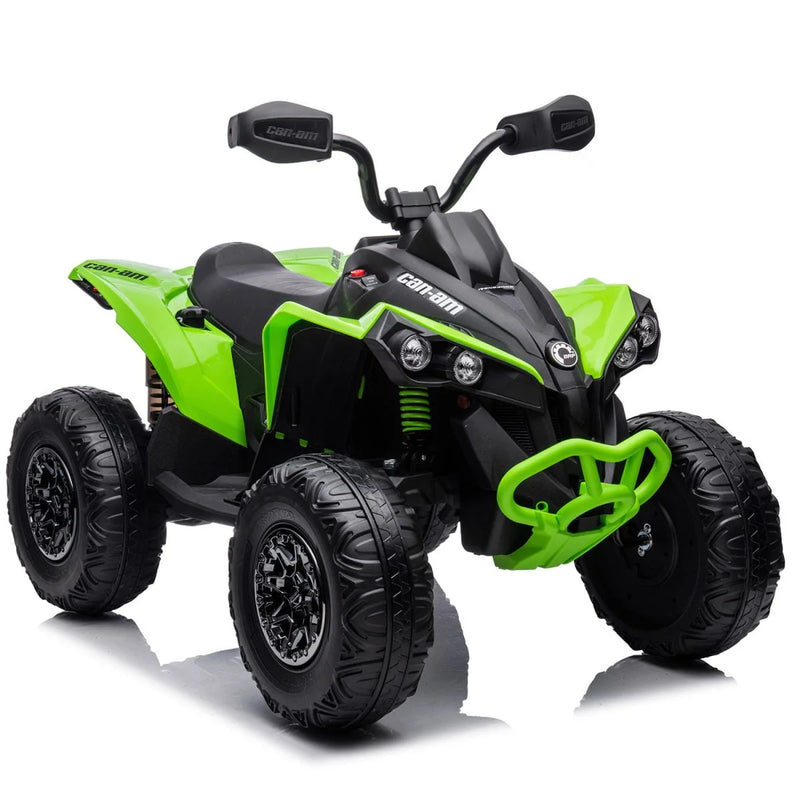 Load image into Gallery viewer, 24V 800W Licensed Can-Am Renegade 4×4 ATV Quad Bike – Green
