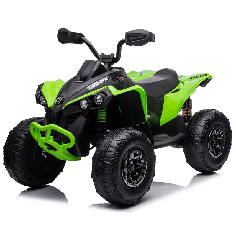 Load image into Gallery viewer, 24V 800W Licensed Can-Am Renegade 4×4 ATV Quad Bike – Green
