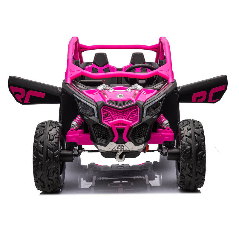 Load image into Gallery viewer, 24v x 14 Ah Licensed 4x4 Can-Am-800w RC Kids Ride on Car, UTV 2-Seater – Barbie Pink - Pre order- ETA 28th January 2025
