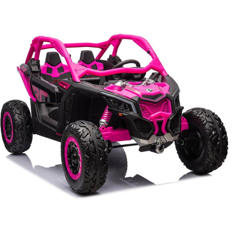 Load image into Gallery viewer, 24v x 14 Ah Licensed 4x4 Can-Am-800w RC Kids Ride on Car, UTV 2-Seater – Barbie Pink - Pre order- ETA 28th January 2025
