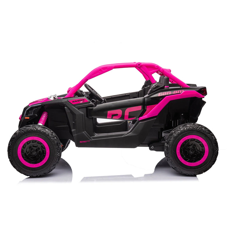 Load image into Gallery viewer, 24v x 14 Ah Licensed 4x4 Can-Am-800w RC Kids Ride on Car, UTV 2-Seater – Barbie Pink - Pre order- ETA 28th January 2025
