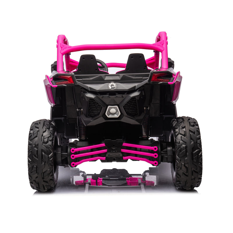 Load image into Gallery viewer, 24v x 14 Ah Licensed 4x4 Can-Am-800w RC Kids Ride on Car, UTV 2-Seater – Barbie Pink - Pre order- ETA 28th January 2025
