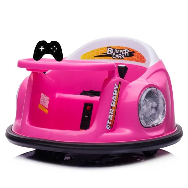 Load image into Gallery viewer, Electric Bumper Car For Kids With Remote – Pink
