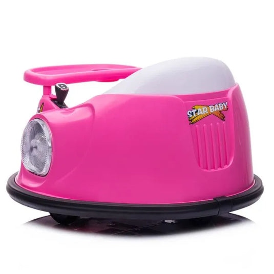 Electric Bumper Car For Kids With Remote – Pink