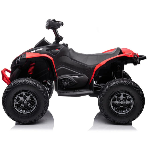 24V 800W Licensed Can-Am Renegade 4×4 ATV Quad Bike – Red