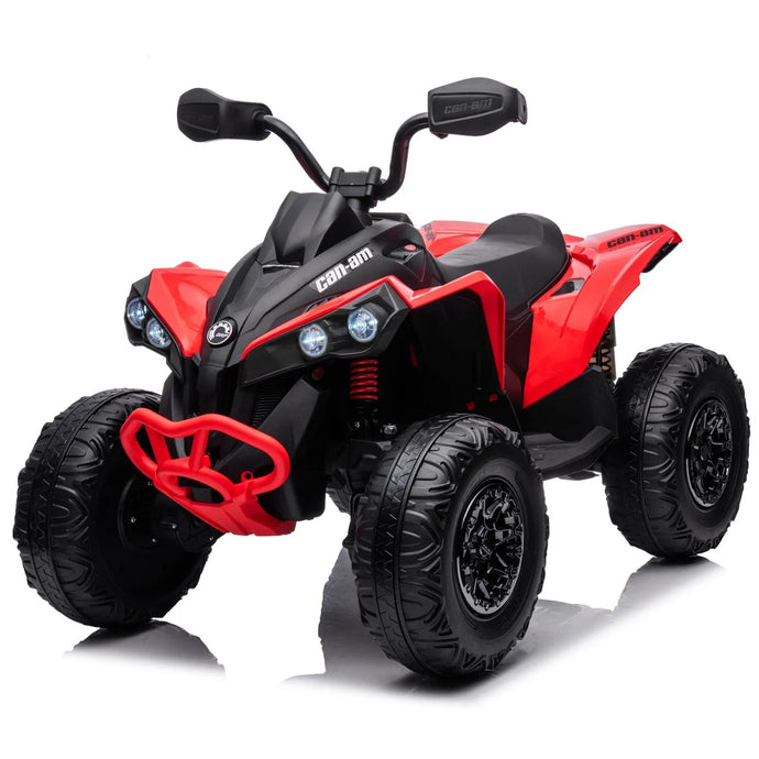 24V 800W Licensed Can-Am Renegade 4×4 ATV Quad Bike – Red