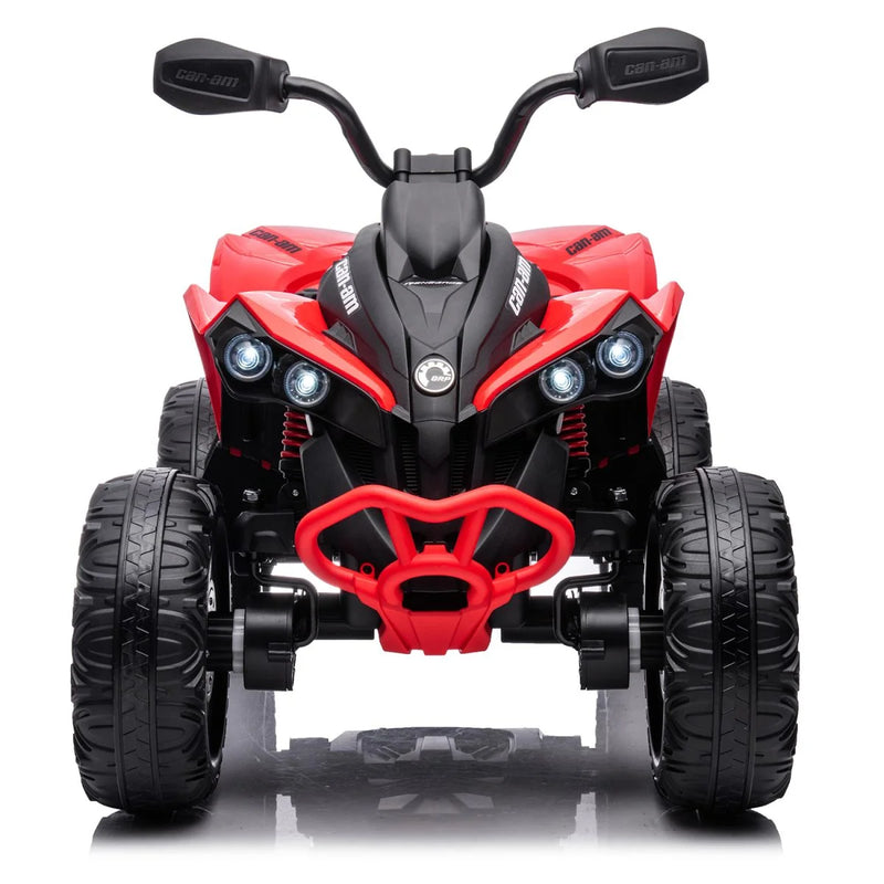 Load image into Gallery viewer, 24V 800W Licensed Can-Am Renegade 4×4 ATV Quad Bike – Red
