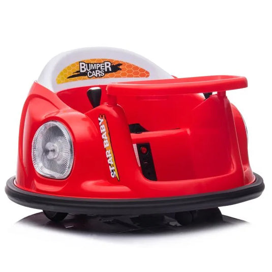 Electric Bumper Car For Kids With Remote – Red