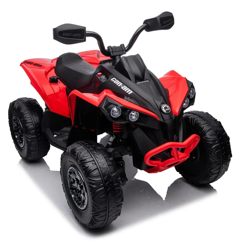 Load image into Gallery viewer, 24V 800W Licensed Can-Am Renegade 4×4 ATV Quad Bike – Red
