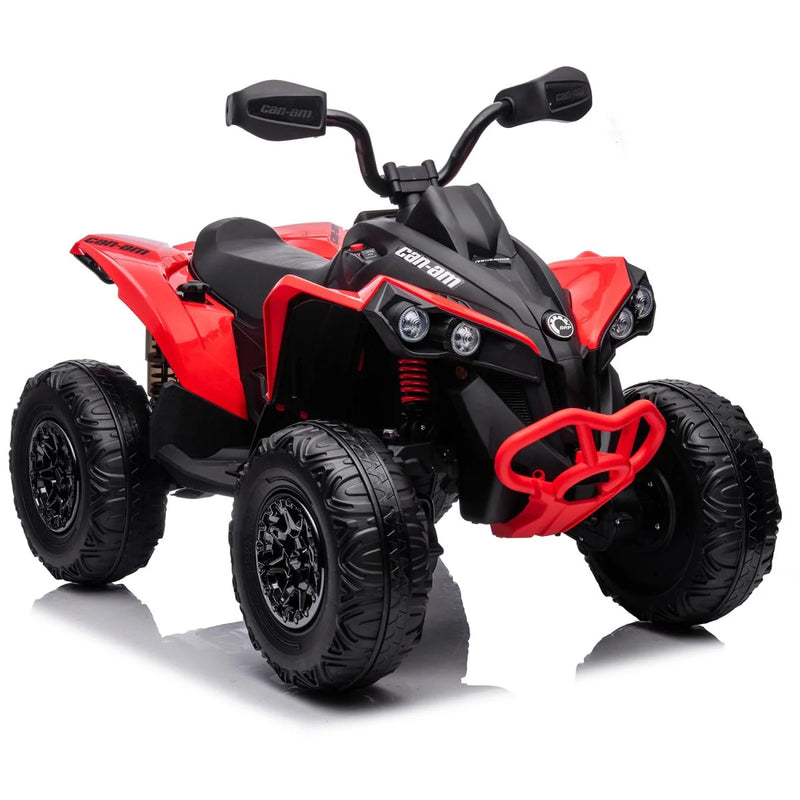 Load image into Gallery viewer, 24V 800W Licensed Can-Am Renegade 4×4 ATV Quad Bike – Red
