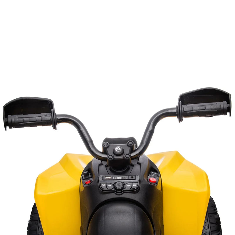 Load image into Gallery viewer, 24V 800W Licensed Can-Am Renegade 4×4 ATV Quad Bike – Yellow
