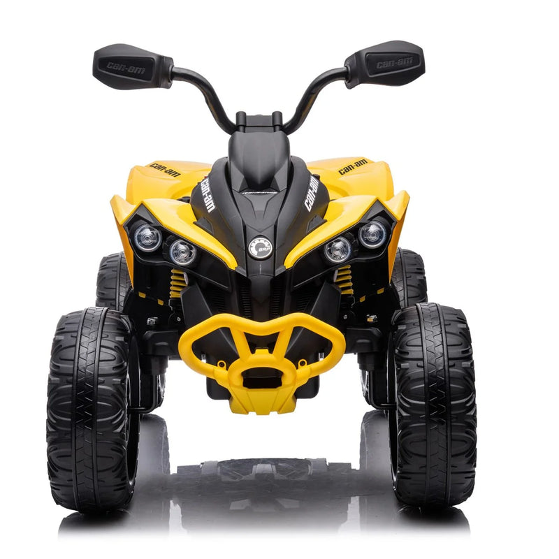 Load image into Gallery viewer, 24V 800W Licensed Can-Am Renegade 4×4 ATV Quad Bike – Yellow
