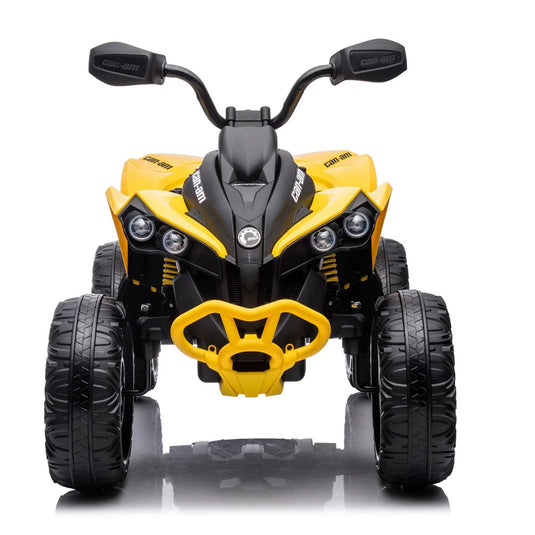 24V 800W Licensed Can-Am Renegade 4×4 ATV Quad Bike – Yellow