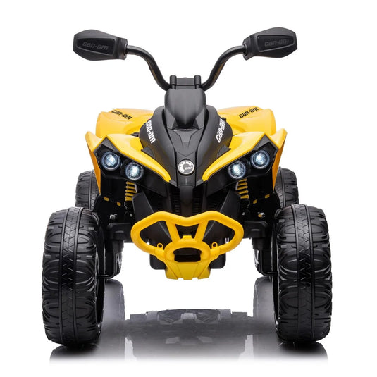 24V 800W Licensed Can-Am Renegade 4×4 ATV Quad Bike – Yellow