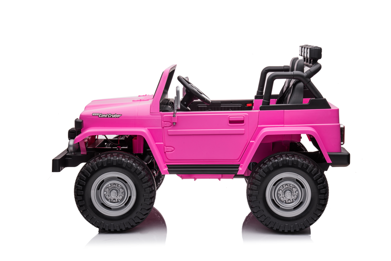 Load image into Gallery viewer, 24v Licenced Toyota Land Cruiser Jeep 4x4 Ride on Car – Pink
