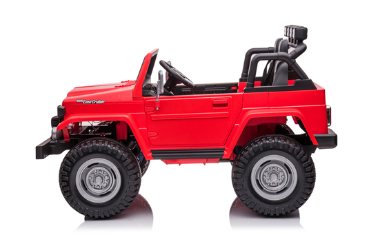 24v licenced Toyota Land Cruiser Jeep 4x4 Ride on Car – Red