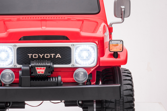 24v licenced Toyota Land Cruiser Jeep 4x4 Ride on Car – Red