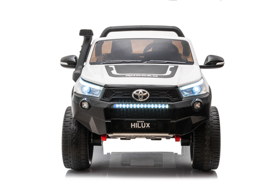 24v x 14 Ah licensed 800 w 4x4 Toyota Hilux Kids Ride on Car White